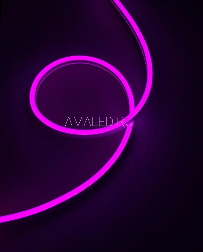 Гибкий неон AMALED AERO 12В, 6х12 мм, фиолетовый