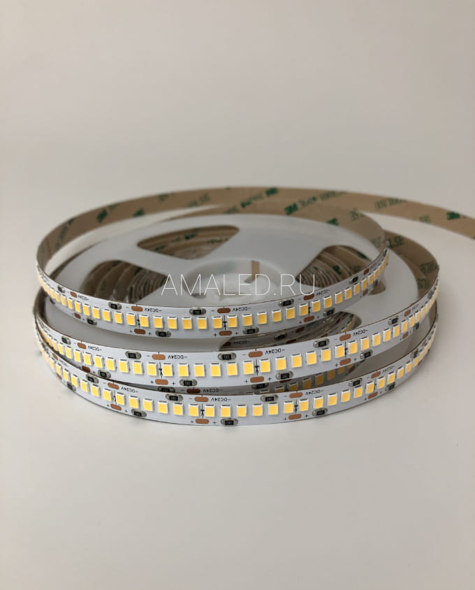 Светодиодная лента 2835, 240 LED/m, 22W/m, 24V, 2600 Lm/m, 4000k, IP33, PRO